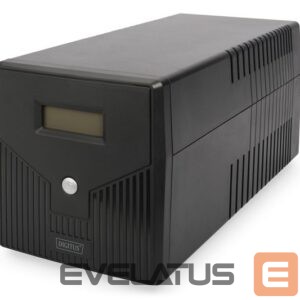 Serverid Digitus  Line-Interactive UPS DN-170076, 2000VA/1200W 12V/9Ah x2 battery, 4x CEE 7/7, USB, RS232, RJ45,LCD, Simulated sine wave, 198 x 158 x 380 mm, Weight: 10.5 kg 