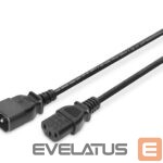 Kabelis Digitus  Power Cord extension cable  C13 - C14, AK-440201-018-S 1.8 m, Black 