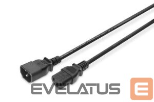 Cable Digitus  Power Cord extension cable  C13 - C14, AK-440201-018-S 1.8 m, Black 