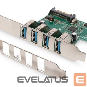 Converter Digitus  USB 3.0, 4 Port, PCI Express Add-On card 4 Ports A/F External, VL805 chipset DS-30221-1 