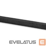 Kitos prekės Digitus  1U cable brush management panel open brush DN-97661 Black 