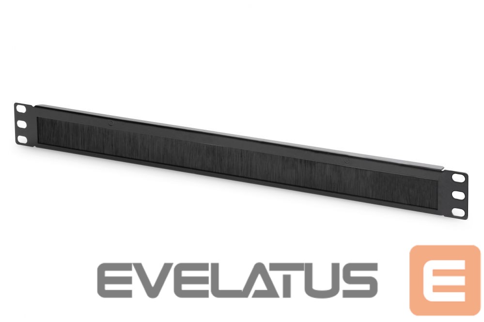 Citas preces Digitus 1U cable brush management panel open brush DN-97661 Black