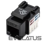 Converter Digitus  Class E CAT 6 Keystone Jack  DN-93601 Unshielded RJ45 to LSA, Black 