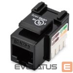 Converter Digitus  Class D CAT 5e Keystone Jack DN-93501 Unshielded RJ45 to LSA, Black 