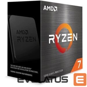 Protsessor AMD  Ryzen 7 5700X, 3.4 GHz, AM4, Processor threads 16, Packing Retail, Processor cores 8, Component for Desktop 