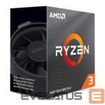 Procesors AMD  Ryzen 3 4100, 3.8 GHz, AM4, Processor threads 8, Packing Retail, Processor cores 4, Component for Desktop 