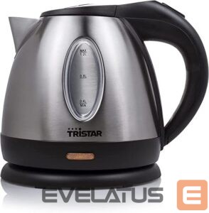 Veekeetja Tristar  Jug Kettle WK-1323 Standard, 1500 W, 1.2 L, Stainless steel, 360° rotational base, Silver 