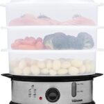 Kiti smulkūs buitiniai prietaisai Tristar  Food Steamer VS-3914 Silver, 1200 W, Capacity 11 L, Number of baskets 3 