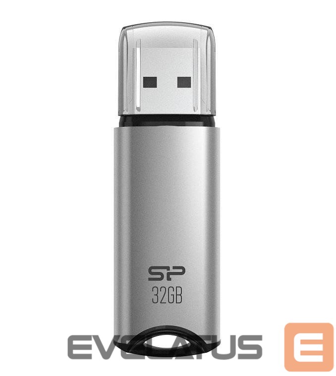 Flash drive Silicon power USB Flash Drive Marvel Series M02 32 GB, Type-A USB 3.2 Gen 1, Silver