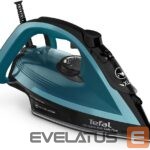 Glūdeklis TEFAL  FV6832E0 Steam Iron, 2800 W, Water tank capacity 270 ml, Continuous steam 50 g/min, Steam boost performance 260 g/min, Black/Blue 