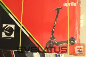 Electric scooter Aprilia  SALE OUT.  Electric Scooter E-SR2 EVO, Black/Red  E-SR2 EVO, Electric Scooter, 500 W, 10 