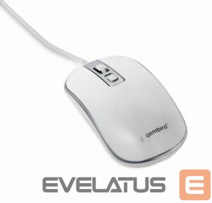 Datora pele Gembird  Optical USB mouse MUS-4B-06-WS White/Silver 