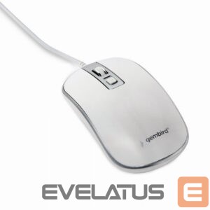Datora pele Gembird  Optical USB mouse MUS-4B-06-WS White/Silver 