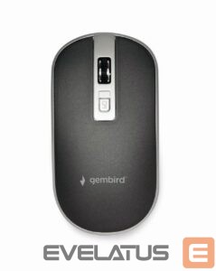 Datora pele Gembird  Wireless Optical mouse MUSW-4B-06-BG	 USB, Black 