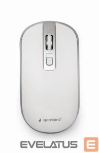 Datora pele Gembird  Wireless Optical mouse MUSW-4B-05 USB, White 