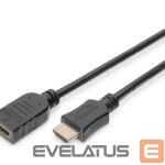 Cable Digitus  HDMI High Speed extension cable AK-330201-050-S Black, Type A M/F, 5 m 