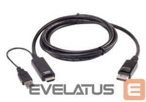 Server - Other Accessories Aten  2L-7D02HDP True 4K 1.8M HDMI to DisplayPort Cable 