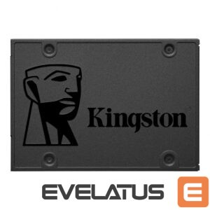 Cietais disks SSD Kingston  SSD A400 960 GB, SSD form factor 2.5", SSD interface SATA Rev 3.0, Write speed 450 MB/s, Read speed 500 MB/s 