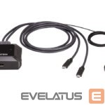 Server - Other Accessories Aten  US3312 2-Port USB-C 4K DisplayPort KVM Switch with Remote Port Selector 