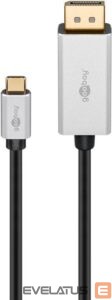 Ruuterid Goobay  USB-C to DisplayPort Adapter Cable 	60176 2 m, Silver/Black, DisplayPort, Type-C 