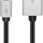 Ruuterid Goobay  USB-C to DisplayPort Adapter Cable 	60176 2 m, Silver/Black, DisplayPort, Type-C 
