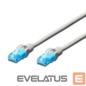 Kaabel Digitus  Patch Cord CAT 5e U-UTP, PVC AWG 26/7, 5 m Grey 