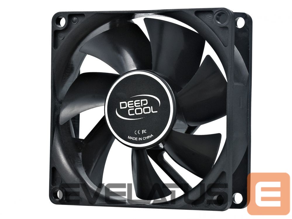 Jahutid Deepcool 80mm case ventilation fan, 2 Pin; hydro bearing,