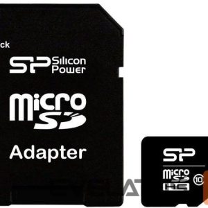 Memory cards Silicon power  8 GB, MicroSDHC, Flash memory class 10, SD adapter 