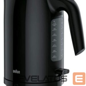 Veekeetja Braun  Kettle WK3100BK PurEase Standard, 2200 W, 1.7 L, Plastic, 360° rotational base, Black 