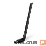 Kabelis TP-Link  Dual Band USB 2.0 Adapter Archer T2U Plus  2.4GHz/5GHz, 802.11ac, 200+433 Mbps, 1xExternal antenna 5dBi 