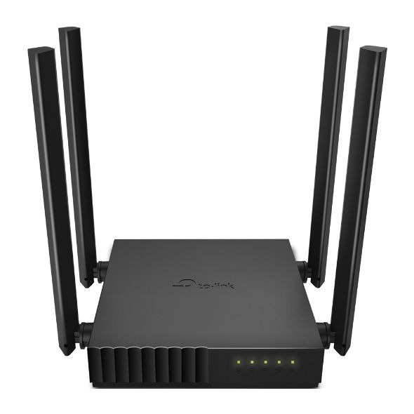 Routers TP-Link Dual Band Router Archer C54 802.11ac, 300+867 Mbit/s, 10/100 Mbit/s, Ethernet LAN (RJ-45) ports 4, MU-MiMO Yes, Antenna type 4xFixed