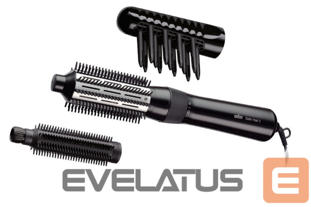 Fööni pintsel Braun Satin Hair 3 AS 330 Warranty 24 month(s), Number of heating levels 2, Ceramic heating system, 400 W, Black, Blue, Lilac