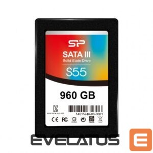 Hard drive SSD Silicon power  Slim S55 960 GB, SSD form factor 2.5", SSD interface Serial ATA III 
