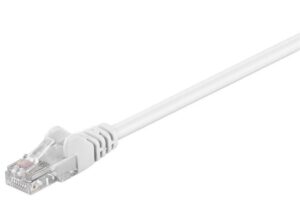 Kabelis Goobay  68506 CAT 5e patch cable, U/UTP, white, 3 m 