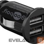 Maršrutizatoriai Goobay  Dual USB car charger 58912 USB 2.0 port A, 3.1 A, 12 V 