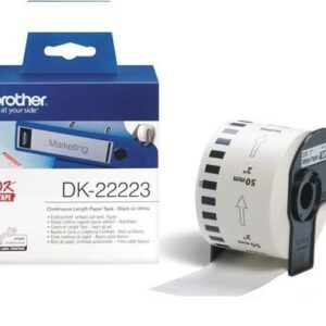 Printer accessories Brother  DK-22223 Continuous Length Paper Label White, DK, 30.48 m, 50mm 