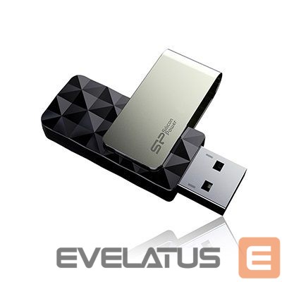 Flash drive Silicon power Blaze B30 8 GB, USB 3.0, Silver