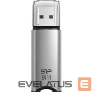 Flash drive Silicon power  USB Flash Drive Marvel Series M02 64 GB, Type-A USB 3.2 Gen 1, Silver 