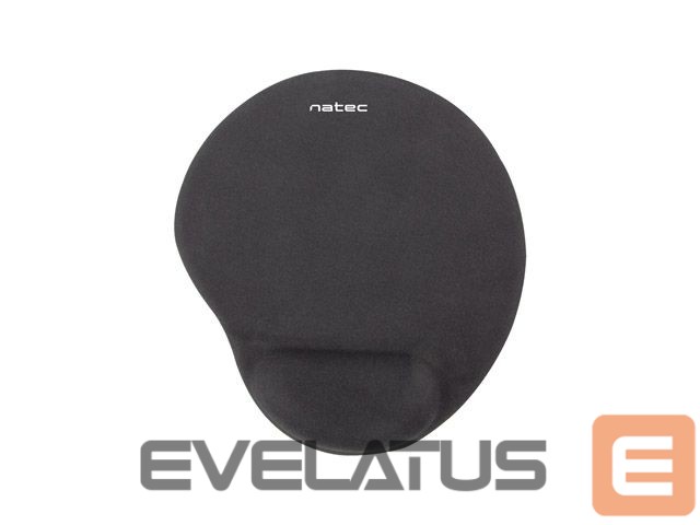 Computer mouse Natec Mouse Pad, Marmot, Black, Gel Filling 225x245 mm