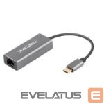 Converter Natec  Ethernet Adapter, Cricket USB 3.1, USB 3.1 to RJ45, Gray 