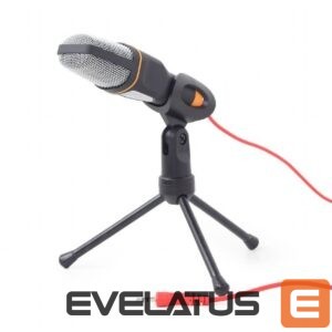Wired headphones Gembird  Desktop microphone with a tripod MIC-D-03 Built-in microphone, 3.5 mm, Black 