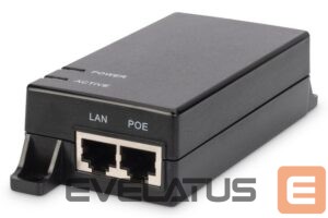 Serveru  - Citi piederumi Digitus  Gigabit Ethernet PoE Injector DN-95102-1 Ethernet LAN (RJ-45) ports 1xRJ-45 10/100/1000 Mbps Gigabit, 802.3af PoE 