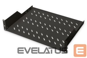 Citas preces Digitus  2U Fixed Shelf for Racks DN-19 TRAY-2-SW Black 