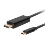 Переходник Lanberg  USB-C to DisplayPort Cable, 1 m 4K/60Hz, Black 