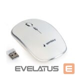 Компьютерная мышь Gembird  MUSW-4B-01-W Standard, No, White, No, Wireless connection 