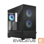 Computer case Fractal Design  op Air RGB Black TG Clear Tint, ATX, mATX, Mini ITX, Power supply included No 