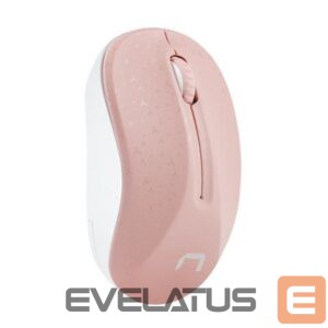 Datora pele Natec  Mouse, Toucan, Wireless, 1600 DPI, Optical, Pink-White 