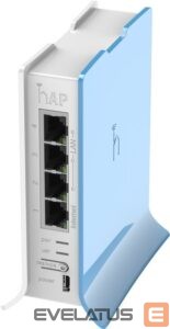 Rūteris Mikrotik  Access Point RB941-2nD-TC hAP Lite 802.11n, 2.4GHz, 10/100 Mbit/s, Ethernet LAN (RJ-45) ports 4, MU-MiMO Yes, no PoE 