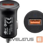 Rūteris Goobay  Quick Charge QC3.0 USB car fast charger USB 2.0 Female (Type A), Cigarette lighter Male 