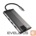 Converter Natec  USB-C Multiport Adapter 	NMP-1690 0.15 m, Grey, USB Type-C 